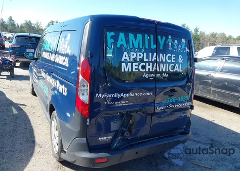 2019 Ford Transit Connect Xl z USA, uszkodzony, nr VIN NM0LS7E28K1426636